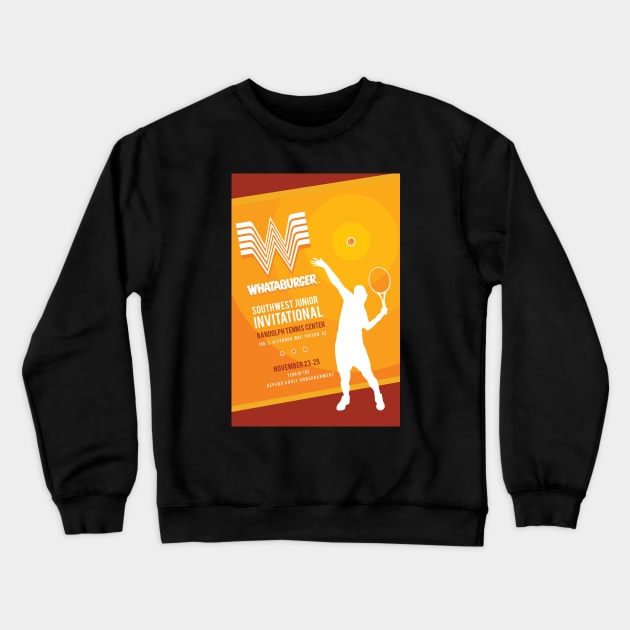 Infinite Jest - Whataburger Southwest Junior Invitational Crewneck Sweatshirt by chrisayerscreative